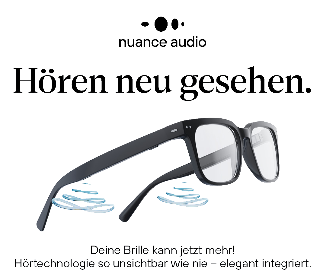 nuance audio - die Brille, mit der man besser hören kann